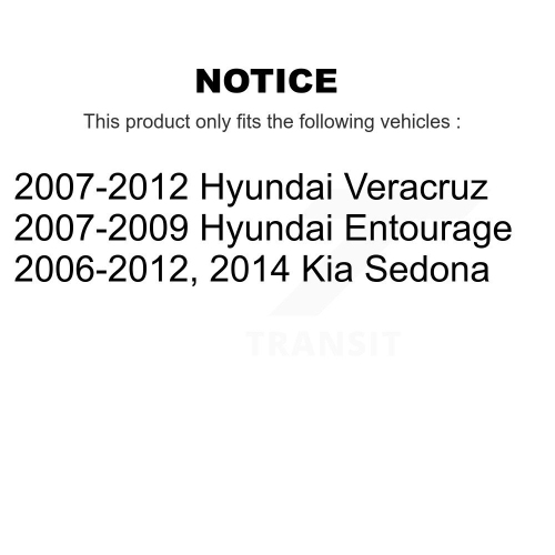 Front Lower Suspension Ball Joints Pair For Kia Sedona Hyundai Veracruz Entourage KTR-101133