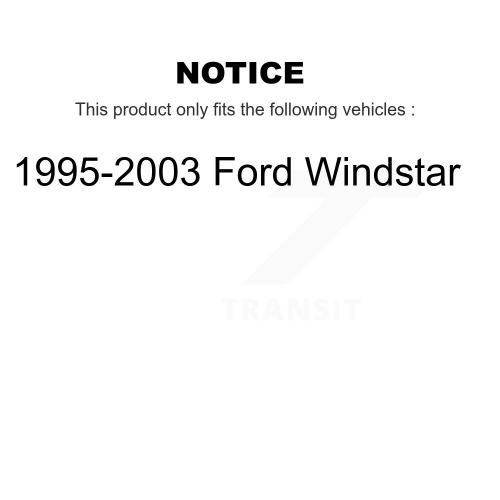 Front Steering Tie Rod End Kit For 1995-2003 Ford Windstar KTR-101872