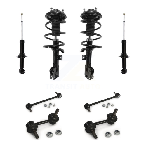 TRANSIT AUTO  Front Rear Complete Strut & Tq Sway Bar Link Kit (8PC) for Mitsubishi Lancer Kss-107734