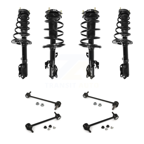 TRANSIT AUTO  Front Rear Complete Strut & Tq Sway Bar Link Kit (8PC) for 2006 Toyota Avalon to 02 06 Kss-107872