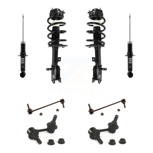 TRANSIT AUTO  Front Rear Complete Strut & Tor Sway Bar Link Kit (8PC) for Dodge Journey 3.6L Kss-107729