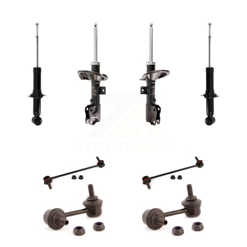 TRANSIT AUTO  Front Rear Suspension Strut & Tor Sway Bar Link Kit (8PC) for Mitsubishi Lancer Kss-107890