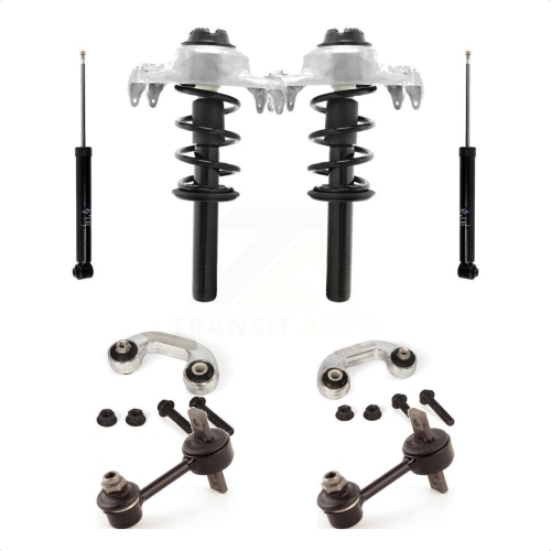 TRANSIT AUTO  Front Rear Complete Strut & Tor Bar Link Kit (8PC) for 2009 Audi A4 Quattro Kss-107719