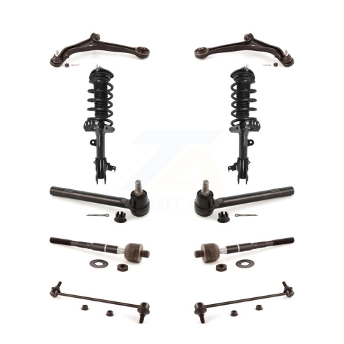 TRANSIT AUTO  Front Control Arms And Complete Shock Tie Rods Link Sway Bar Kit (10PC) for Honda Odyssey Kss-104002