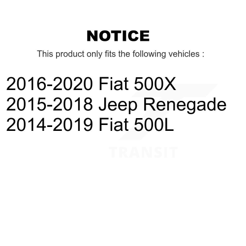 Front Outer Steering Tie Rod End Kit For Jeep Compass Renegade Fiat 500L 500X KTR-104421