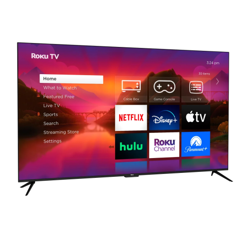 Remis à neuf - Téléviseur intelligent Roku HDR DEL 4K classe 55â€ de Roku (55R4A6)