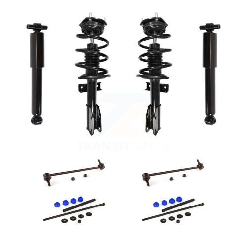 TRANSIT AUTO  Front Rear Complete Strut Shock & Tor Sway Bar Link Kit for Gmc Acadia Buick Enclave Kss-107678
