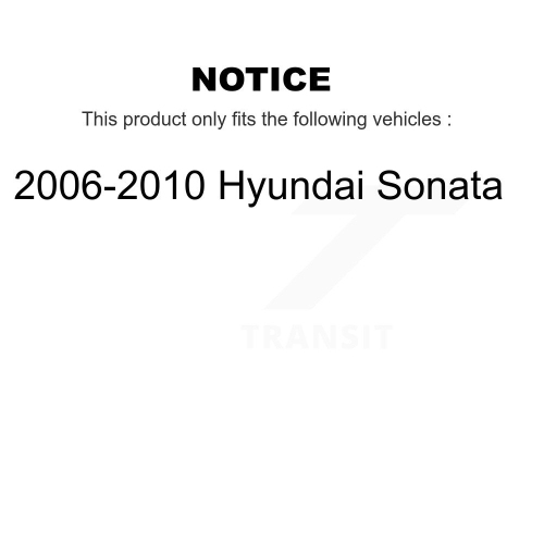 Front Suspension Control Arm And Tie Rod End Kit For 2006-2010 Hyundai Sonata KTR-102593