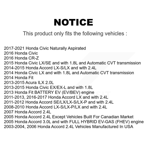 Front Right Disc Brake Caliper SLC-19B2661 For Honda Civic Accord Fit Acura ILX CR-Z