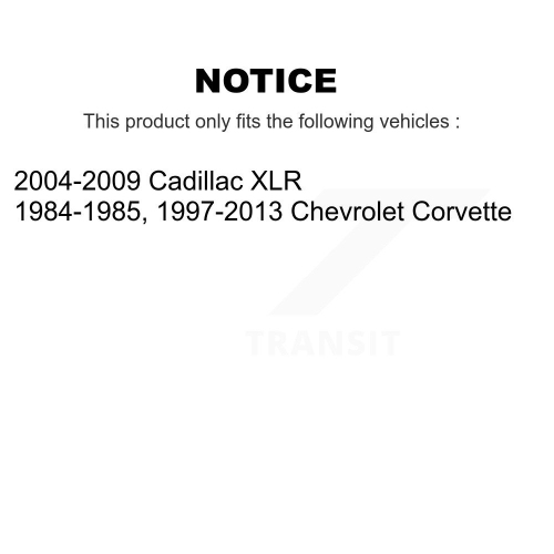 Paire d'embouts de biellette de direction extérieure avant pour la Corvette Cadillac XLR KTR-104637 de Chevrolet