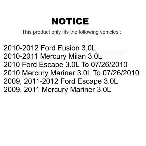 Engine Variable Valve Timing Solenoid SEN-2VTS0046 For Ford Escape Fusion Mercury Mariner 3.0L