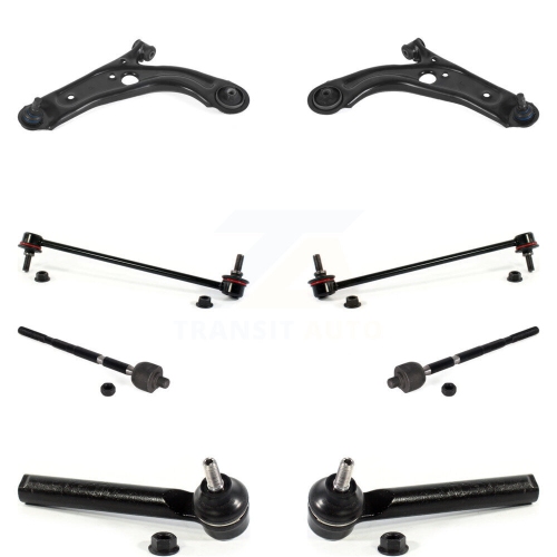 Front Control Arm Ball Joint Tie Rod End Link Kit For Fiat 500 Naturally Aspirated KTR-104481