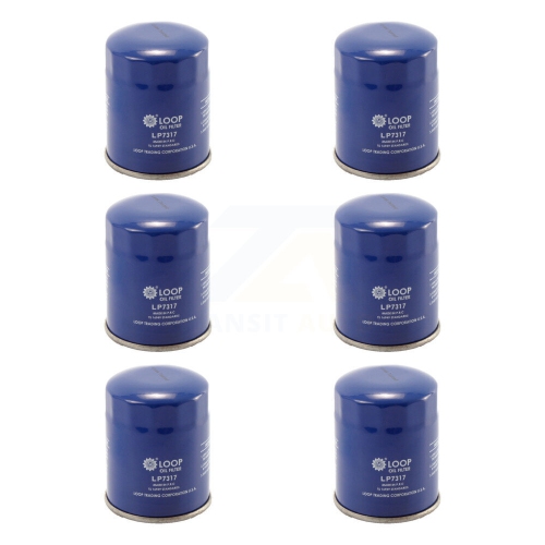 LOOP  Engine Oil Filter (6 Pack) for Honda Civic Cr-V Subaru Acura Mitsubishi Accord Nissan Rdx Klo-100187