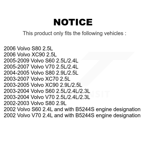 Intake Engine Variable Valve Timing Solenoid SEN-2VTS0457 For Volvo S60 XC70 XC90 V70 S80