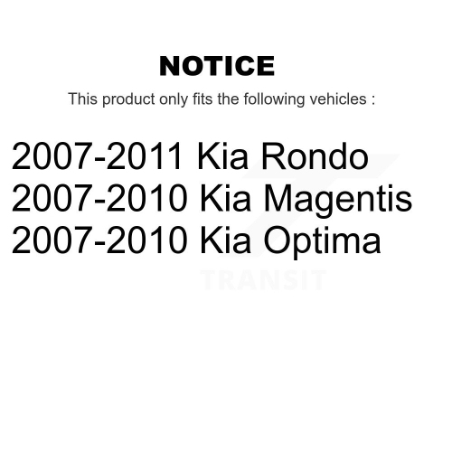 Front Rear Strut Shock & TQ sway Bar Link Kit For Kia Rondo Optima Magentis KSS-107968