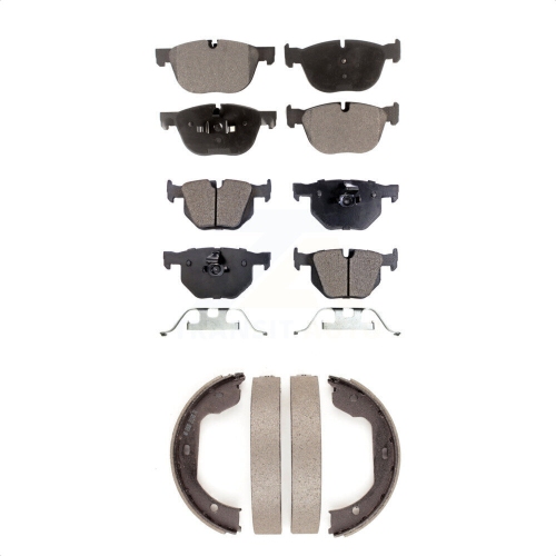 Ensemble plaquettes de frein et patins de stationnement avant semi-métalliques arrière pour BMW X5 X6 KFN-100773