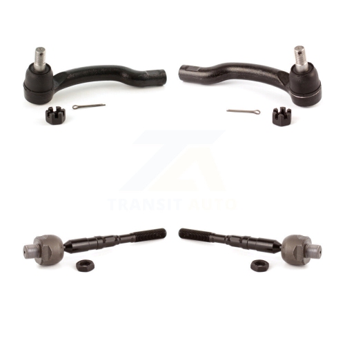Front Outer & Inner Tie Rod End Kit For Nissan Frontier Pathfinder Xterra Suzuki Equator KTR-105044