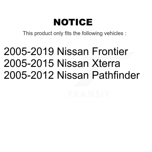Front Outer & Inner Tie Rod End Kit For Nissan Frontier Pathfinder Xterra Suzuki Equator KTR-105044