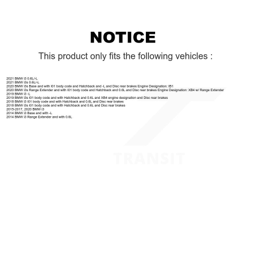 Front Brake Pads Wear Sensor SEN-2BWS0408 For BMW i3 i3s