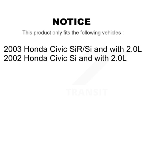 Ensemble de disques enduits d'étriers de frein à disque avant et plaquettes en céramique pour Honda Civic KCG-102727N