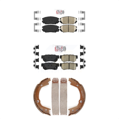 TRANSIT AUTO  Front Rear Ceramic Disc Brake Pads Kit for Hyundai Sonata Knn-100667
