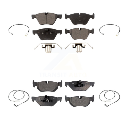 Plaquettes de frein à disque en céramique avant arrière et capteurs d'usure pour la BMW 128i 3,0&nbsp;L KTW-100505