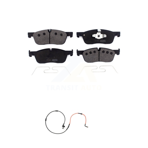 Front Semi-Metallic Disc Brake Pads And Wear Sensors Kit For Jaguar XE KPW-100664