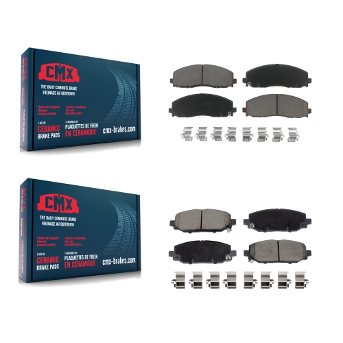 CMX  Front Rear Ceramic Brake Pads Kit for Jeep Wrangler Kcx-100659