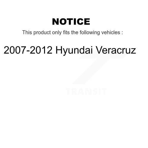 Jambe de force avant droite et trousse de liaison TQ pour Hyundai Veracruz KSS-106156 2007-2012