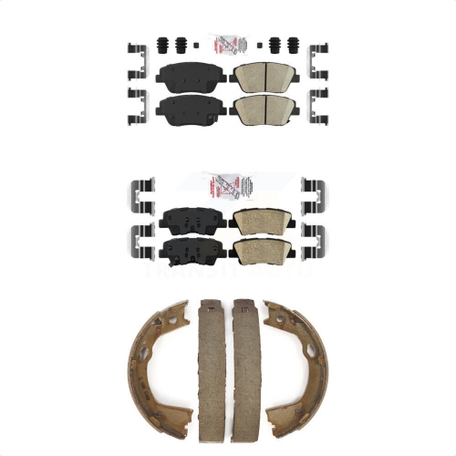 Jeu de plaquettes de frein à disque en céramique avant arrière pour Kia Optima avec KNN-100469 de stationnement électrique