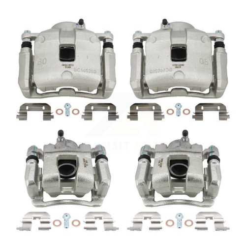 CMX  Front Rear Brake Caliper Left Right Driver Passenger Kit for Hyundai Tucson Kia Sportage Kbc-100538