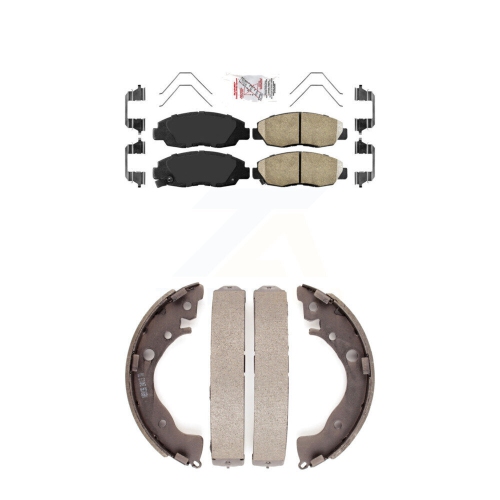 TRANSIT AUTO  Front Rear Ceramic Disc Brake Pads Kit for Honda Civic Knn-100154