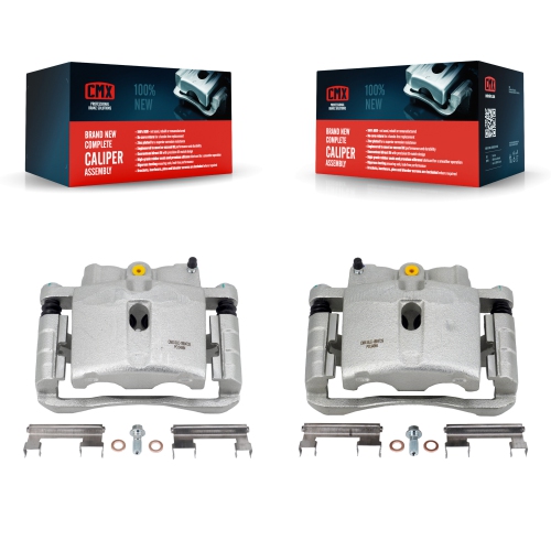 CMX  Front Brake Caliper Kit for Chevrolet Gmc Silverado 1500 Sierra Avalanche Yukon Tahoe Xl Kbc-100005