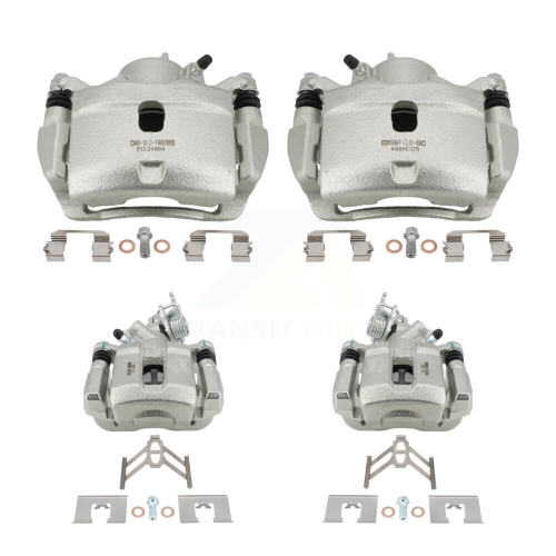 CMX  Front Rear Disc Brake Caliper Left Right Side (Driver Passenger) Kit for Honda Accord Kbc-100032