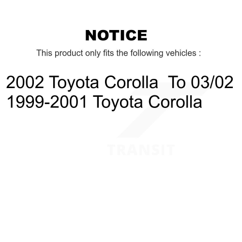 Front Rear Ceramic Brake Pads And Drum Shoes Kit For Toyota Corolla KTN-100141