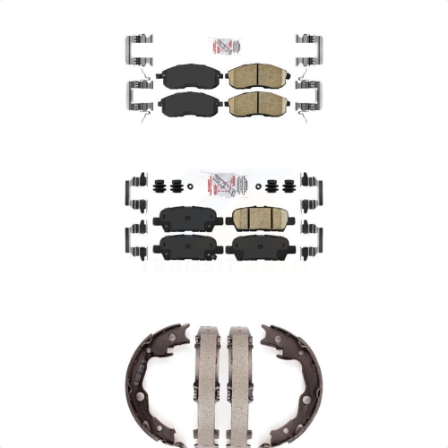 TRANSIT AUTO  Front Rear Ceramic Disc Brake Pads Kit for Nissan Juke Knn-101068