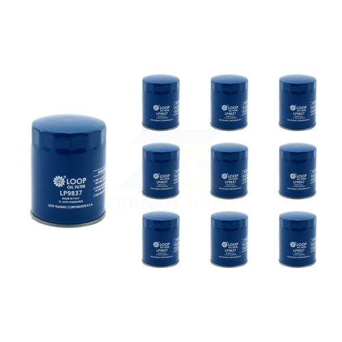 LOOP  Engine Oil Filter (10 Pack) for Chevrolet Impala Pontiac Malibu Buick Gmc Colorado Canyon Klo-100102