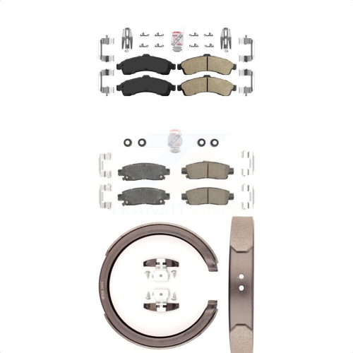 Ensemble De Plaquettes De Frein Disque En C Ramique Avant Arri Re Pour Envoy Trailblazer Xl