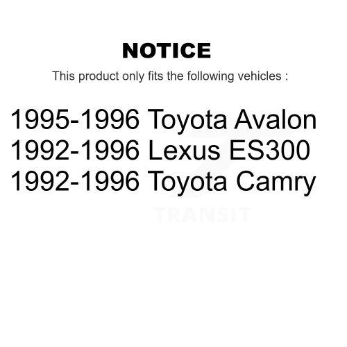 Front Rear Suspension Stabilizer Bar Link Kit For Toyota Camry Lexus ES300 Avalon KTR-102135