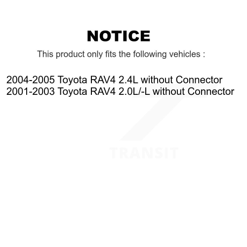 HVAC Blower Motor Resistor SEN-2BMR0044 For Toyota RAV4 without Connector