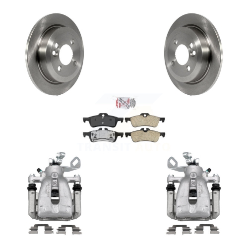 TRANSIT AUTO  Rear Brake Caliper Rotors Ceramic Pad Kit for Mini Cooper With 259MM Diameter Rotor Kc8-100687N