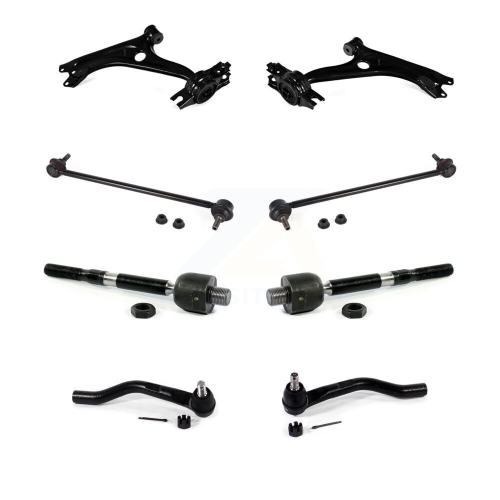TOR  Front Suspension Control Arm And Ball Joint Tie Rod End Link Kit (8PC) for Honda Civic Ktr-104465