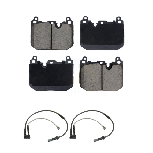 Front Ceramic Brake Pads & Wear Sensor Pair Kit For Mini Cooper Countryman Clubman BMW X2 KCW-101192