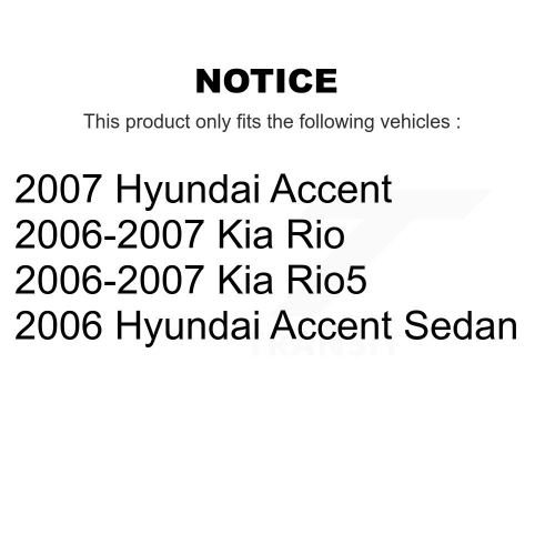 Front Rear Brake Caliper Coat Rotors Semi-Metallic Pad Kit For Hyundai Accent Kia KCG-100947P