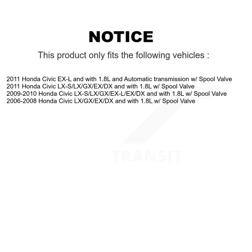 Engine Variable Valve Timing Solenoid SEN-2VTS0146 For Honda Civic withSpool