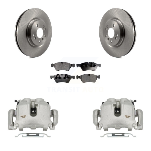 TRANSIT AUTO  Front Brake Caliper Rotors Semi-Metallic Pad Kit for Mercedes-Benz Ml350 R350 Ml500 R320 Kc8-100179P