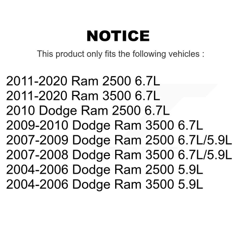 Engine Coolant Temperature Sensor SEN-2CTS0193 For Ram Dodge 2500 3500