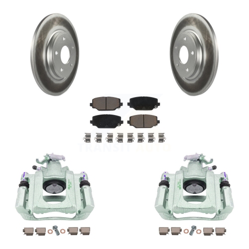 TRANSIT AUTO  Rear Brake Caliper Coat Rotor Ceramic Pad Kit for Ram C/v With Dual Piston Front Kcg-100132C