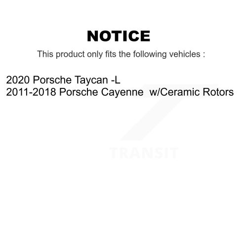 SEN-2BWS0216 de capteur d'usure des plaquettes de frein avant pour Porsche Cayenne Taycan Panamera