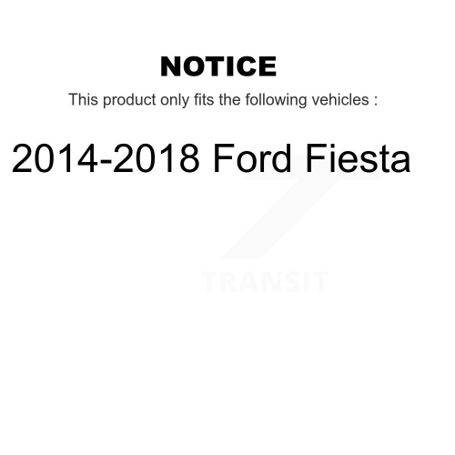 Front Complete Shock Assembly And TOR Link Kit For 2011-2019 Ford Fiesta KSS-104163